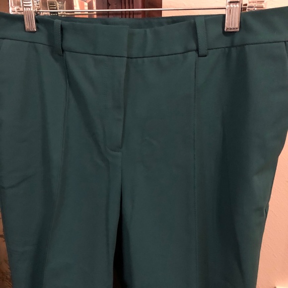 Lafayette148 Rainforest Green Slacks - Picture 5 of 10